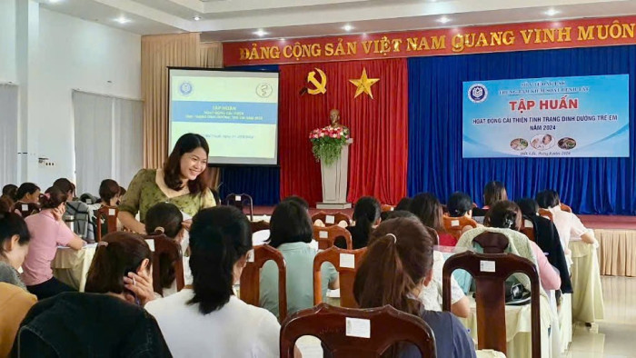Đắk Lắk: Tập huấn hoạt động cải thiện tình trạng dinh dưỡng trẻ em năm 2024