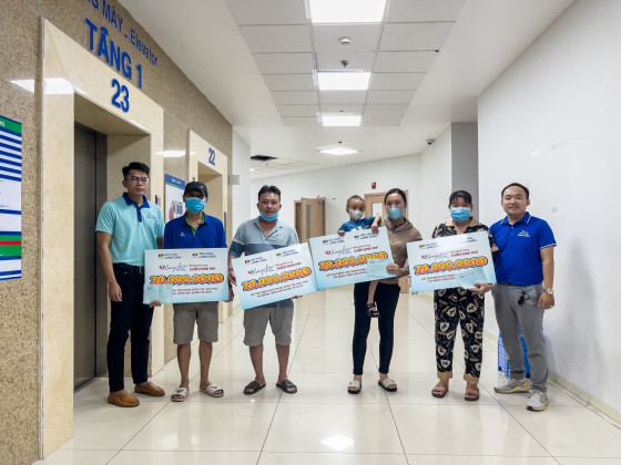 Long Châu ghi dấu ấn với dự án “Đồng hành cùng chiến binh nhí"