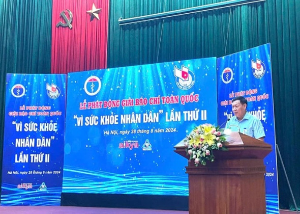 Phát động Giải Báo chí toàn quốc “Vì sức khỏe nhân dân” lần thứ II
