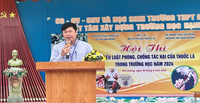 Lâm Đồng tổ chức hội thi phòng chống tác hại của thuốc lá trong trường học