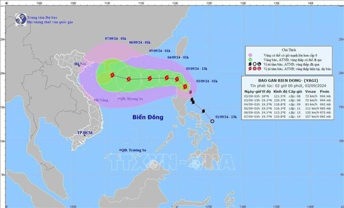 Khẩn trương triển khai ứng phó bão số 3 năm 2024