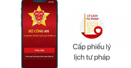 Hà Nội triển khai mở rộng thí điểm cấp Phiếu Lý lịch tư pháp qua ứng dụng VNeID