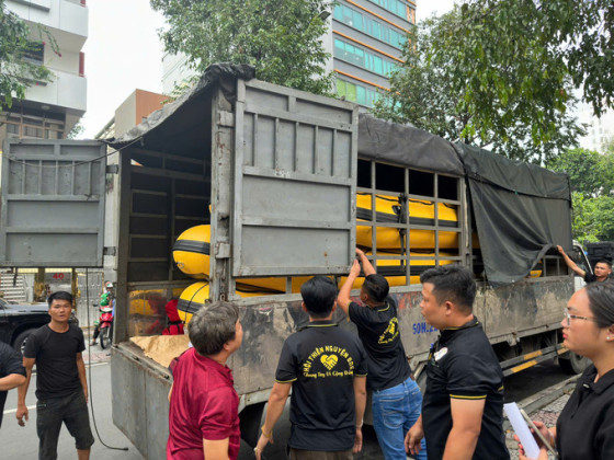 TP. HCM tổ chức lễ xuất quân hỗ trợ đồng bào khắc phục hậu quả cơn bão số 3