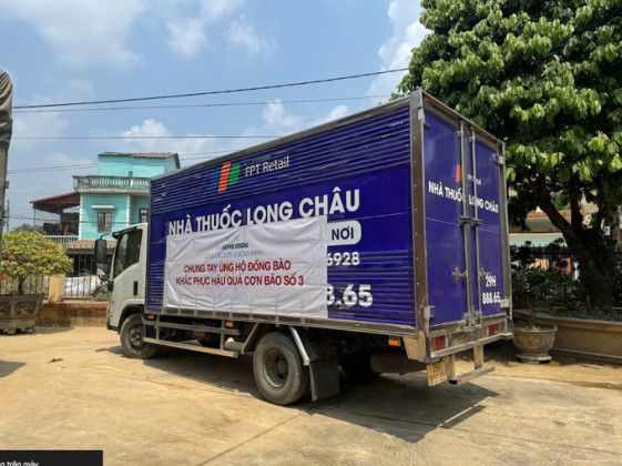 FPT Long Châu hỗ trợ đồng bào miền Bắc bị ảnh hưởng bởi mưa lũ.