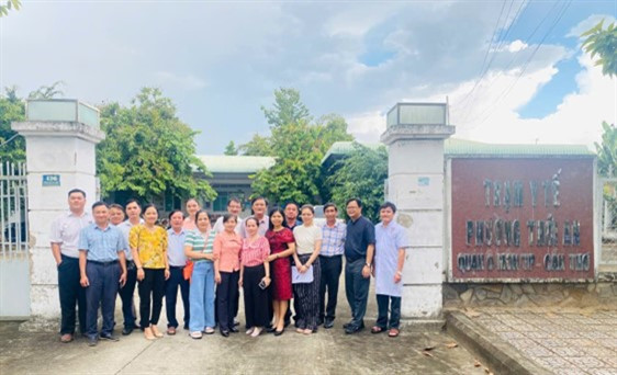 Giám sát công tác thực hiện kế hoạch phòng chống dịch chủ động tại quận Ô Môn, TP. Cần Thơ