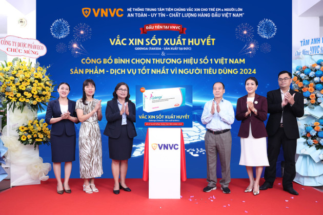 Hệ thống tiêm chủng VNVC chính thức ra mắt và triển khai tiêm vắc xin sốt xuất huyết của Takeda, Nhật Bản