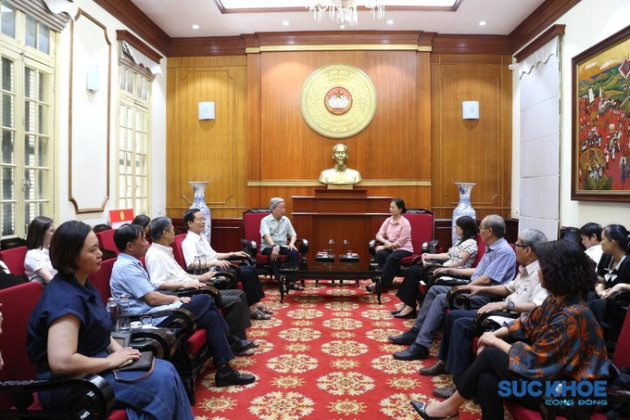 Hội GDCSSKCĐ Việt Nam ủng hộ đồng bào bị thiệt hại do cơn bão số 3 tại Ủy ban Trung ương Mặt trận Tổ quốc Việt Nam (đợt 1)
