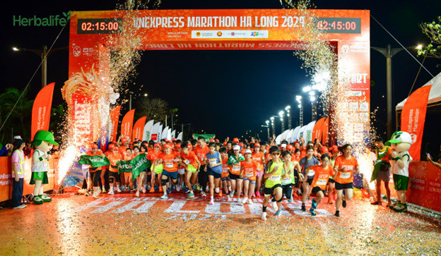 Herbalife Việt Nam tiếp tục là nhà tài trợ dinh dưỡng cho giải VnExpress Marathon Hạ Long 2024