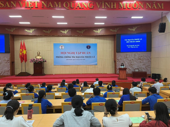 Bình Phước quyết tâm xây dựng môi trường không khói thuốc