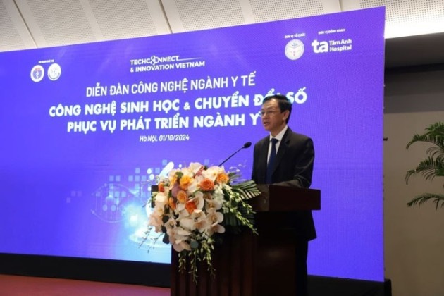 Diễn đàn công nghệ ngành y tế với chủ đề “Công nghệ sinh học và chuyển đổi số phục vụ phát triển ngành y tế”