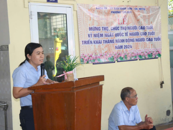 TP. HCM: Hội Người cao tuổi phường Tân Quy quận 7 tổ chức chúc thọ, mừng thọ người cao tuổi