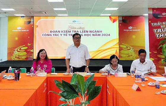 Cần Thơ: Ngành y tế và ngành giáo dục đào tạo phối hợp kiểm tra liên ngành về công tác y tế trường học năm 2024