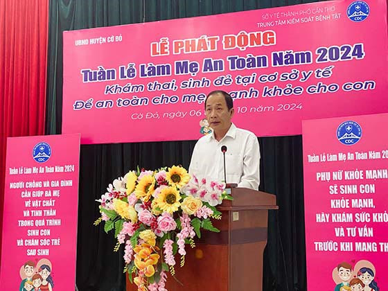 Cần Thơ: Phát động tuần lễ làm mẹ an toàn năm 2024
