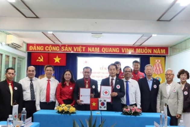 Hội Chữ thập đỏ TP. HCM và Hội Chữ thập đỏ tỉnh Incheon (Hàn Quốc) ký kết hợp tác các dự án nhân đạo