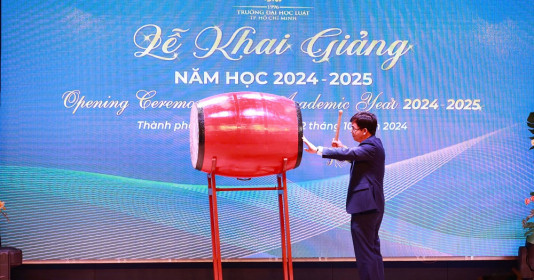 Trường Đại học Luật TP.HCM tổ chức Lễ Khai giảng năm học 2024 - 2025