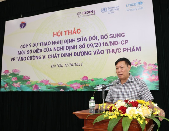 Bộ Y tế tổ chức hội thảo góp ý về tăng cường vi chất dinh dưỡng vào thực phẩm