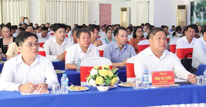 Long An: Phổ biến và tuyên truyền Luật Tài nguyên nước số 28/2023/QH15