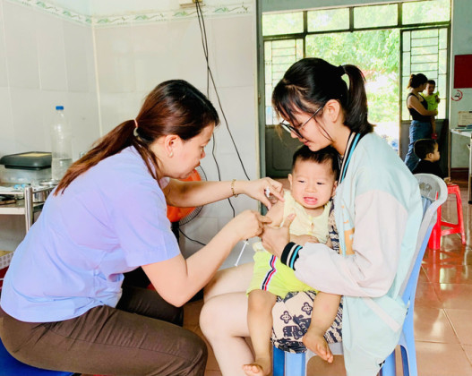 Gia Lai triển khai chiến dịch tiêm vắc xin phòng chống dịch sởi