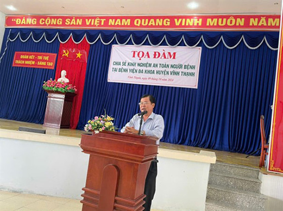 Cần Thơ: Bệnh viện Đa khoa huyện Vĩnh Thạnh tổ chức tọa đàm chia sẻ kinh nghiệm chủ đề “An toàn người bệnh”