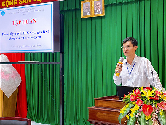 Cần Thơ: Cập nhật kiến thức về phòng lây truyền HIV, viêm gan B và giang mai từ mẹ sang con cho cán bộ y tế