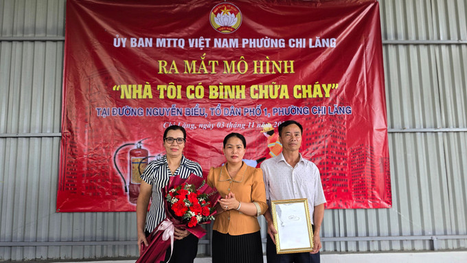 Gia Lai: TP. Pleiku ra mắt mô hình “Nhà tôi có bình chữa cháy”