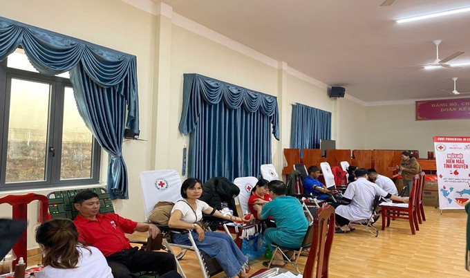 Lâm Đồng: Hội Chữ thập đỏ huyện Di Linh tổ chức ngày hội hiến máu tình nguyện