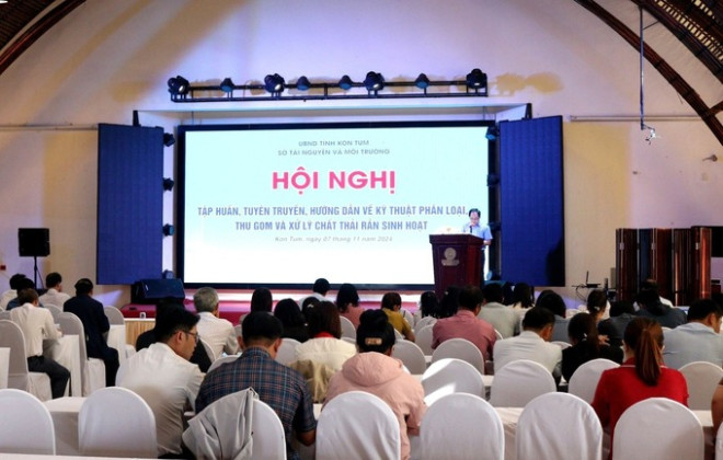 Kon Tum: Tập huấn, tuyên truyền, hướng dẫn về kỹ thuật phân loại, thu gom và xử lý chất thải rắn sinh hoạt