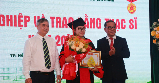 Trường Đại học Tài nguyên và Môi trường TP.HCM tổ chức lễ tốt nghiệp và trao bằng thạc sĩ cho 172 học viên