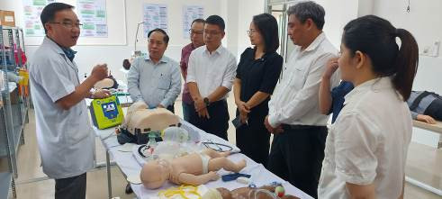 Đà Nẵng: Tập huấn nâng cao năng lực cấp cứu, vận chuyển và hồi sức cấp cứu cho nhân viên y tế