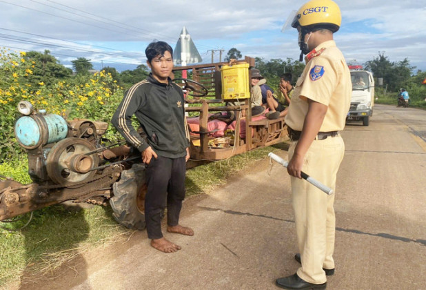 Gia Lai: Chú trọng phòng ngừa tai nạn giao thông trong mùa thu hoạch cà phê