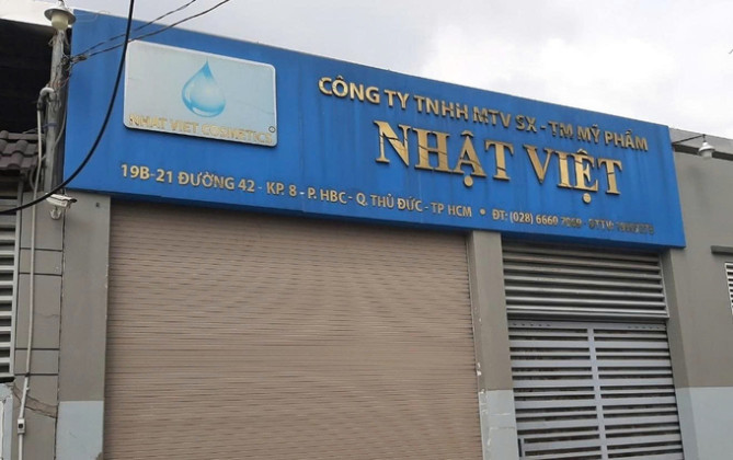 Chưa đầy 1 tháng, Công ty mỹ phẩm Nhật Việt bị xử phạt 2 lần