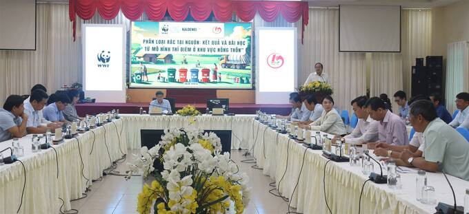 Long An: Hội thảo phân loại rác tại nguồn