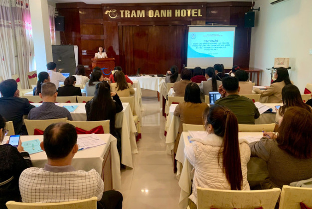 Quảng Nam: Tập huấn nâng cao năng lực truyền thông về công tác chăm sóc sức khỏe bà mẹ - trẻ em