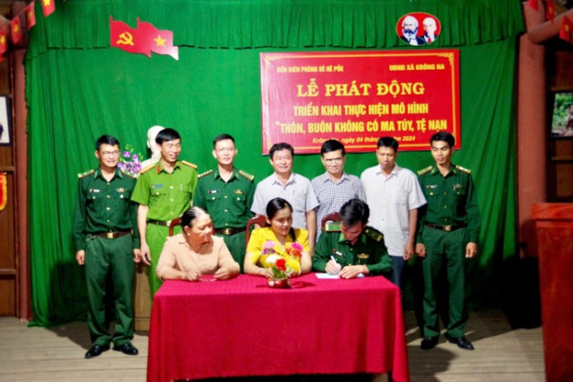 Đắk Lắk: Triển khai mô hình “Thôn, buôn không có ma túy, tệ nạn” tại biên giới