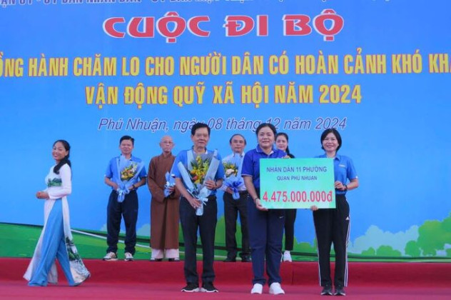 TP. HCM: 4000 người đi bộ gây quỹ gần 12 tỷ đồng chăm lo cho người khó khăn