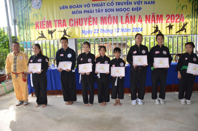 TP. Tân Uyên: Tại võ đường Võ Đình Bình – Kiểm tra chuyên môn lần 4 năm 2024