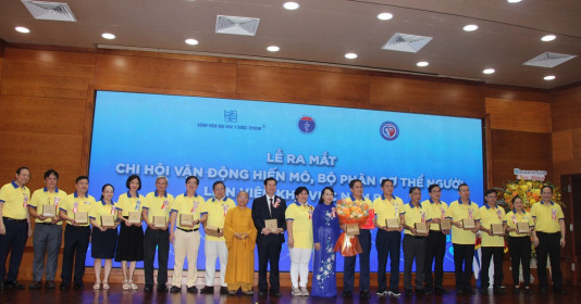 Thành lập Chi hội Vận động hiến mô, bộ phận cơ thể người liên viện khu vực Nam Bộ