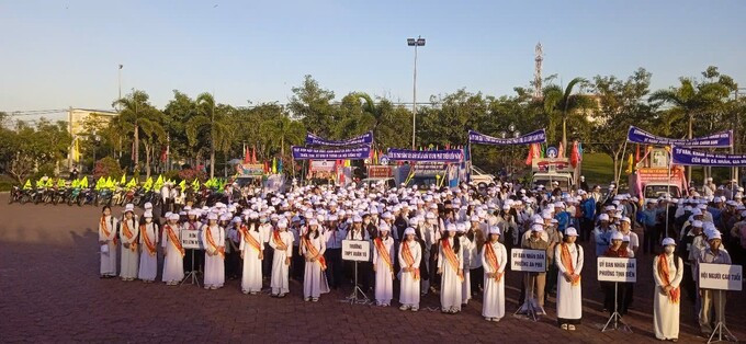 An Giang: Thị xã Tịnh Biên tổ chức mít-tinh hưởng ứng Ngày Dân số Việt Nam