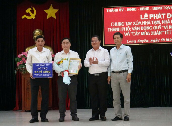 An Giang: Hơn 8,7 tỷ đồng xóa nhà tạm ở TP. Long Xuyên