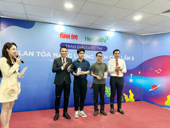 Herbalife Việt Nam tiếp tục đồng hành cùng Báo Tuổi Trẻ tổ chức thành công cuộc thi "Lan tỏa năng lượng tích cực" lần thứ 5