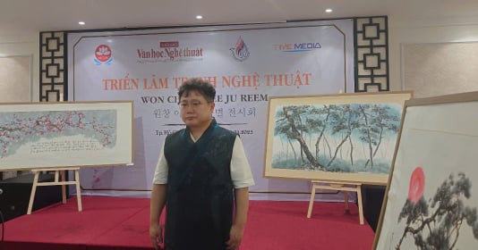 Tuần lễ Triển lãm tranh nghệ thuật Won Chang Lee Ju Reem: Nhịp cầu kết nối văn hóa Việt - Hàn