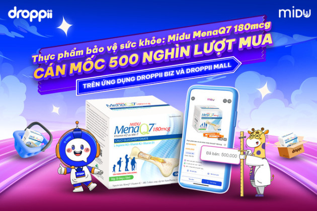 Sản phẩm tăng chiều cao Midu MenaQ7 đạt kỷ lục bán hàng “chưa từng có” trên Droppii