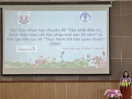 Đồng Tháp: Hội thảo khoa học chuyên đề “Cập nhật điều trị bệnh thận mạn với liệu pháp mới sau 20 năm”