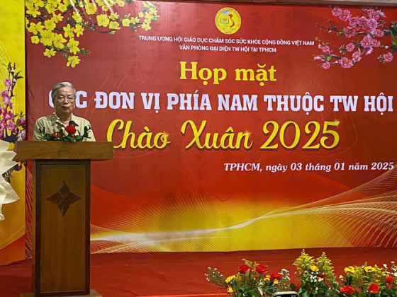 Văn phòng Trung ương Hội Giáo dục chăm sóc sức khỏe cộng đồng Việt Nam tại TP. HCM tổ chức thành công chương trình chào Xuân Ất Tỵ 2025