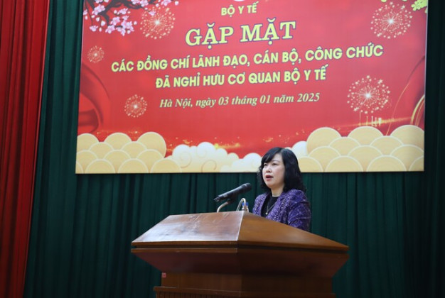 Bộ Y tế tổ chức buổi gặp mặt các lãnh đạo, cán bộ, công chức đã nghỉ hưu