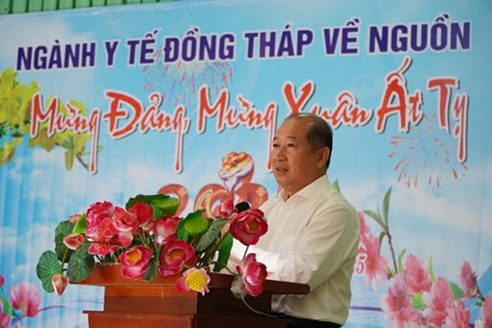 Ngành y tế Đồng Tháp về nguồn mừng Đảng, mừng Xuân Ất Tỵ năm 2025