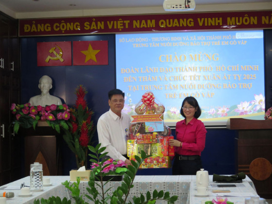 TP. HCM: Thăm cơ sở bảo trợ xã hội, gia đình chính sách, trẻ em mồ côi nhân dịp Tết Ất Tỵ năm 2025