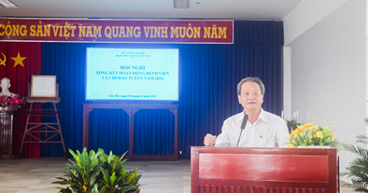 Bệnh viện Y học cổ truyền TP. Cần Thơ tổng kết hoạt động bệnh viện và công tác chỉ đạo tuyến năm 2024