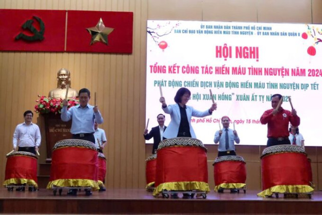 TP. HCM: Phát động chiến dịch vận động hiến máu tình nguyện dịp Tết, lễ hội Xuân hồng năm 2025
