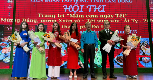 Hội thi “Mâm cơm ngày Tết” mừng Đảng, mừng Xuân và “Tết sum vầy”